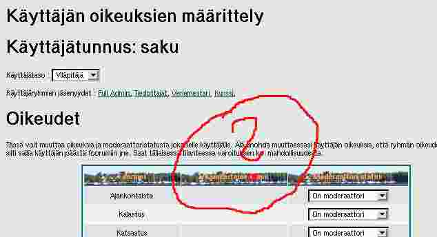 Tästä yksinkertaisestakin näkymästä puuttuu jotain...